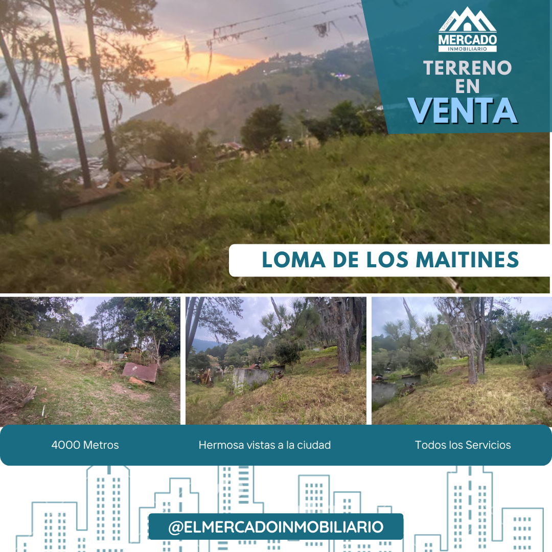 Se vende terreno EN LA LOMA DE LOS MAITINES, MÉRIDA-VENEZUELA