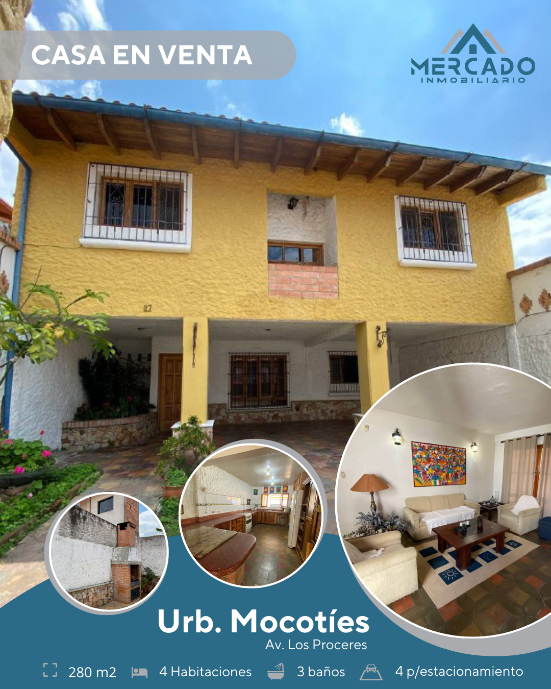 Se vende casa en la urb. mocotíes mérida Venezuela - Av. Los Próceres