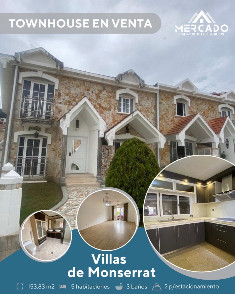 se Vende Hermoso Townhouse, en Conjunto Residencial Villas de Monserrat - Mérida Venezula