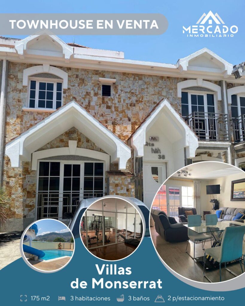 Se Vende Hermoso Townhouse en Conjunto Residencial Villas de Monserrat - Mérida Venezuela